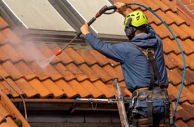 Démoussage et hydrofuge de toiture à Esmoulières